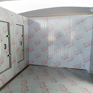 Túnel de congelamento rápido painel de sala fria estilo industrial com canal de água